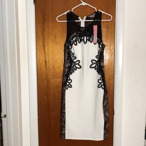 Black and white dress